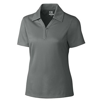 Cutter & Buck CB Drytec Genre Textured Solid Womens Polo