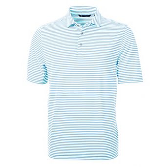 Cutter & Buck Virtue Eco Pique Stripe Recycled Mens Polo