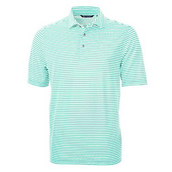 Cutter & Buck Virtue Eco Pique Stripe Recycled Mens Polo