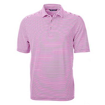 Cutter & Buck Virtue Eco Pique Stripe Recycled Mens Polo