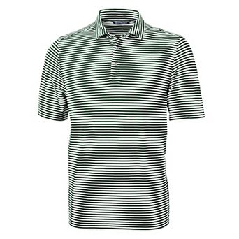Cutter & Buck Virtue Eco Pique Stripe Recycled Mens Polo