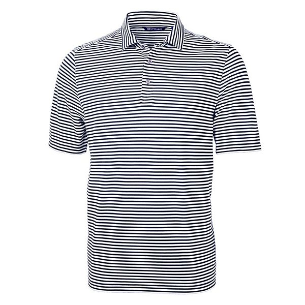 Cutter & Buck Virtue Eco Pique Stripe Recycled Mens Polo