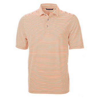 Cutter & Buck Virtue Eco Pique Stripe Recycled Mens Polo