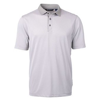 Cutter & Buck Virtue Eco Pique Micro Stripe Recycled Mens Polo