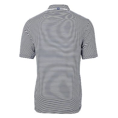 Cutter & Buck Virtue Eco Pique Stripe Recycled Mens Big and Tall Polo