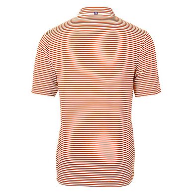 Cutter & Buck Virtue Eco Pique Stripe Recycled Mens Big and Tall Polo