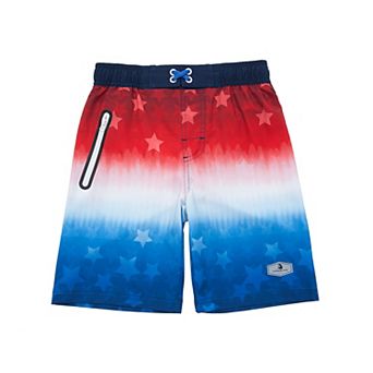 Boys 4-18 Rokka&Rolla Stretch Quick Dry Board Shorts Swim Trunks with Mesh Lining UPF50+
