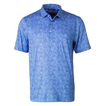 Cutter & Buck Pike Constellation Print Stretch Mens Polo