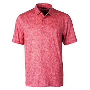 Cutter & Buck Pike Constellation Print Stretch Mens Polo