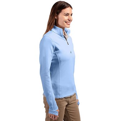 Cutter & Buck Traverse Stretch Quarter Zip Womens Pullover