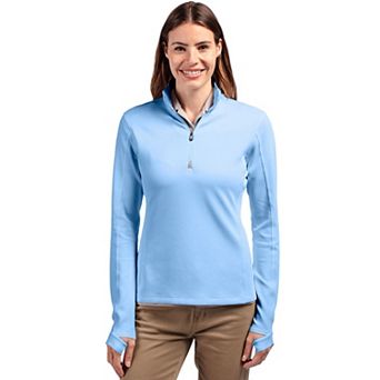 Cutter & Buck Traverse Stretch Quarter Zip Womens Pullover