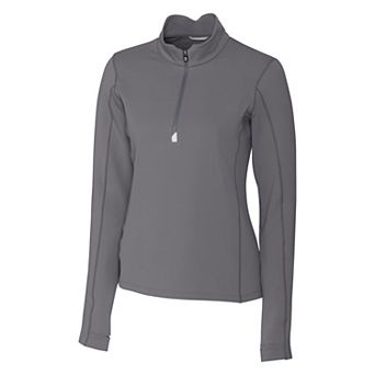 Cutter & Buck Traverse Stretch Quarter Zip Womens Pullover