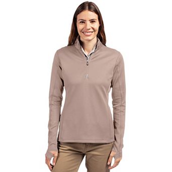 Cutter & Buck Traverse Stretch Quarter Zip Womens Pullover