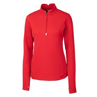 Cutter & Buck Traverse Stretch Quarter Zip Womens Pullover