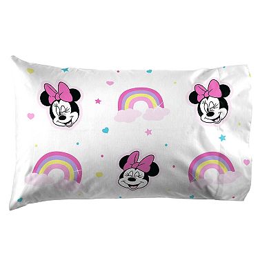 Disney's Minnie Mouse Rainbow Stripes Sheet Set