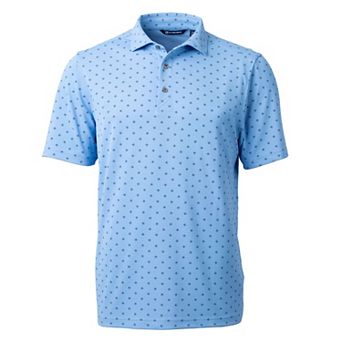 Cutter & Buck Virtue Eco Pique Tile Print Recycled Mens Polo