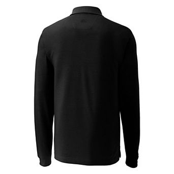 Cutter & Buck Advantage Tri-Blend Pique Mens Big and Tall Long Sleeve Polo