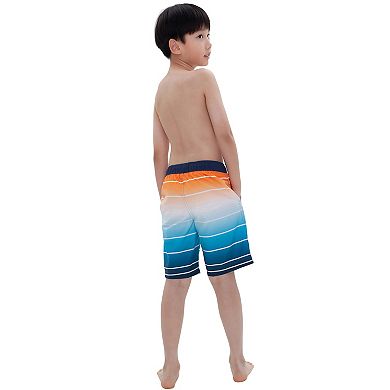 Boys 4-18 Rokka&Rolla Quick Dry Drawstring Swim Trunks with Mesh Lining UPF50+