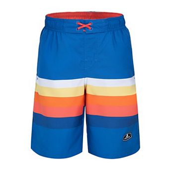Boys 4-18 Rokka&Rolla Quick Dry Drawstring Swim Trunks with Mesh Lining UPF50+