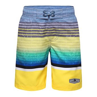 Boys 4-18 Rokka&Rolla Quick Dry Drawstring Swim Trunks with Mesh Lining UPF50+