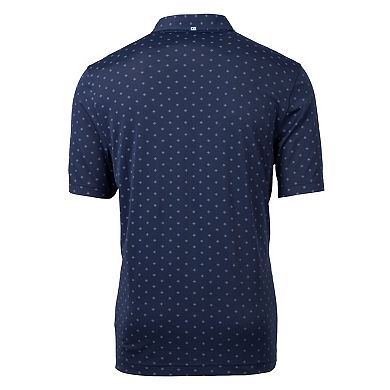 Cutter & Buck Virtue Eco Pique Tile Print Recycled Mens Big & Tall Polo