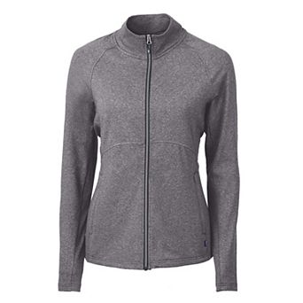 Cutter & Buck Adapt Knit Heather Recycled Womens Full Zip