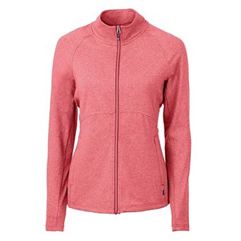 Cutter & Buck Adapt Knit Heather Recycled Womens Full Zip