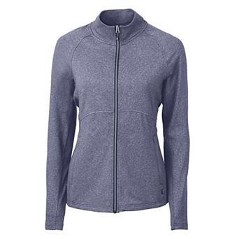 Cutter & Buck Adapt Knit Heather Recycled Womens Full Zip