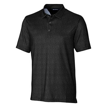 Cutter & Buck Pike Micro Floral Print Stretch Mens Polo