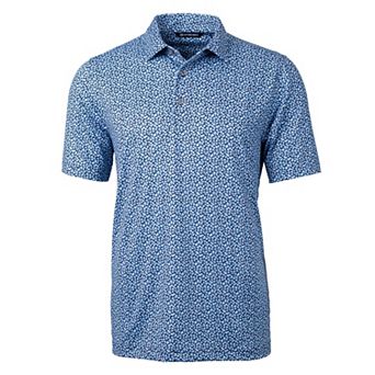 Cutter & Buck Pike Magnolia Print Stretch Men's Polo