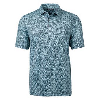 Cutter & Buck Pike Magnolia Print Stretch Men's Polo
