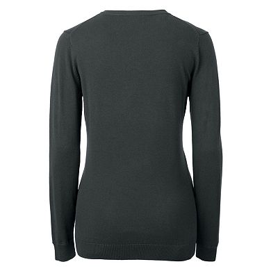 Cutter & Buck Lakemont Tri-Blend Womens V-Neck Pullover Sweater