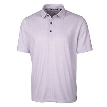 Cutter & Buck Pike Double Dot Print Stretch Mens Polo