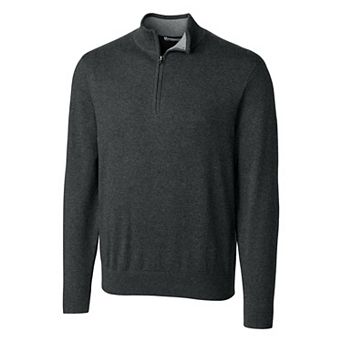 Cutter & Buck Lakemont Tri-Blend Mens Quarter Zip Pullover Sweater