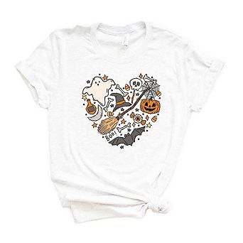 Halloween Heart Short Sleeve Graphic Tee