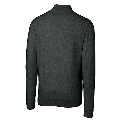 Cutter & Buck Lakemont Tri-Blend Mens Big and Tall Quarter Zip Pullover Sweater
