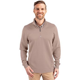 Cutter & Buck Traverse Stretch Quarter Zip Mens Pullover