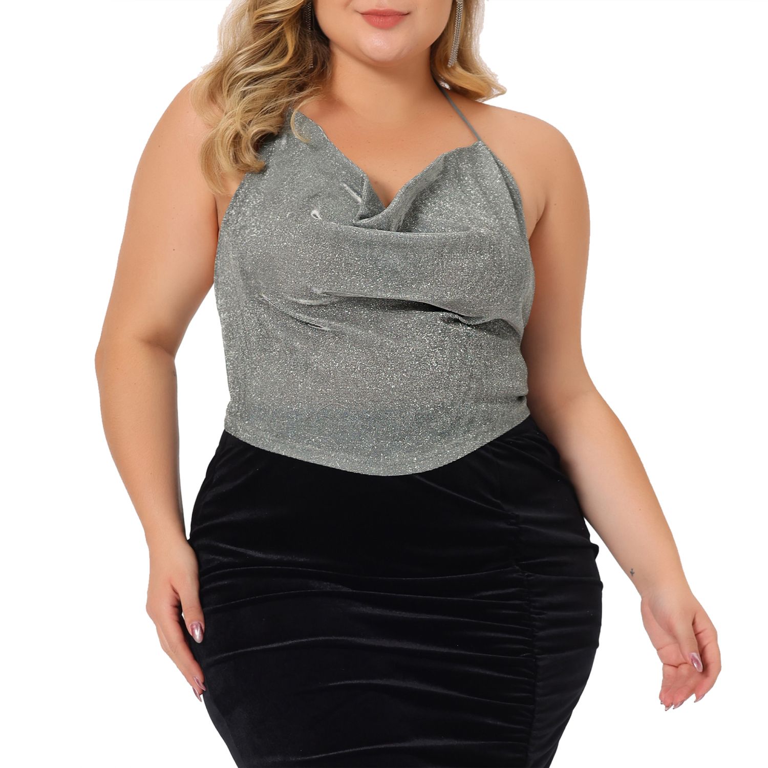 Kohls plus 2025 size dressy tops