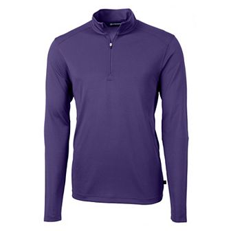 Cutter & Buck Virtue Eco Pique Recycled Quarter Zip Mens Pullover