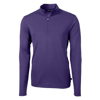 Cutter & Buck Virtue Eco Pique Recycled Quarter Zip Mens Pullover