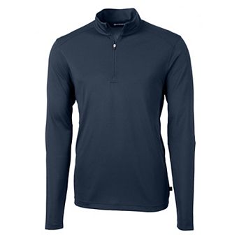 Cutter & Buck Virtue Eco Pique Recycled Quarter Zip Mens Pullover