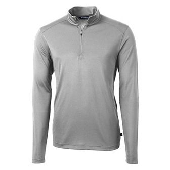 Cutter & Buck Virtue Eco Pique Recycled Quarter Zip Mens Pullover