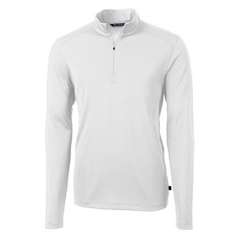 Cutter & Buck Virtue Eco Pique Recycled Quarter Zip Mens Pullover