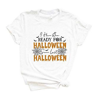 Ready For Halloween Short Sleeve Graphic Tee