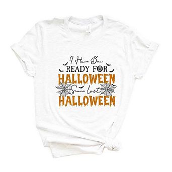 Ready For Halloween Short Sleeve Graphic Tee