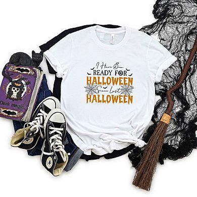 Ready For Halloween Short Sleeve Graphic Tee