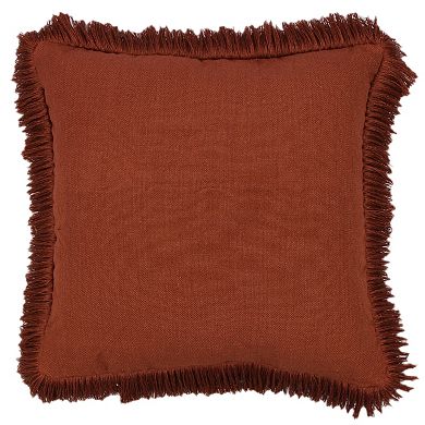 Sonoma Goods For Life Fringe Solid Outdoor Throw Pillow