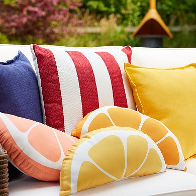 Sonoma Goods For Life Woven Cabana Striped Outdoor Throw Pillow