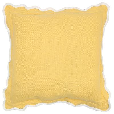 Sonoma Goods For Life® Scalloped Solid Outdoor Pillow