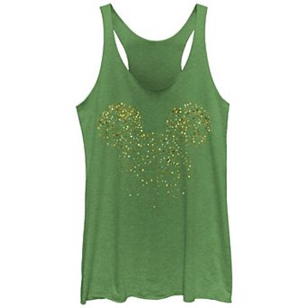 Juniors' New Year's Mickey Mouse Confetti Graphic Tank Top